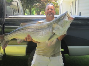 Mike_Joyce_42Pounder Mike Joyce 42Pounder 300x225 2011 Striper Cup Photos