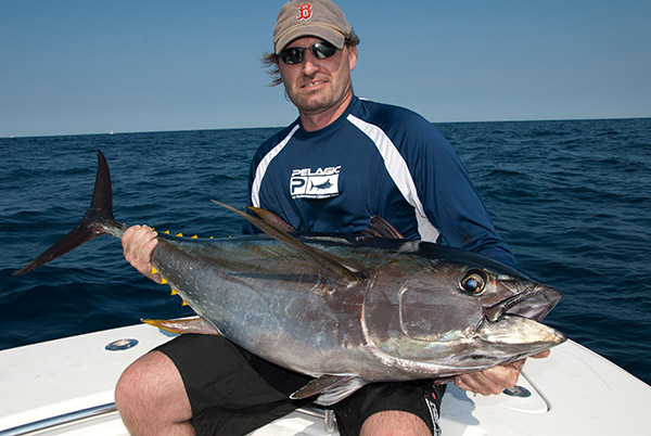 Popping For Yellowfin Tuna - On The Water